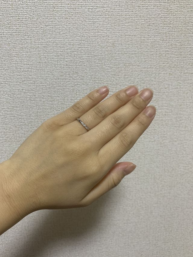 金アレな私でもお手頃な価格で指輪をご紹介していただきました。