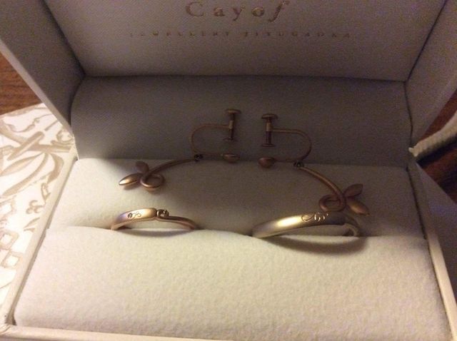 結婚指輪&婚約ピアス