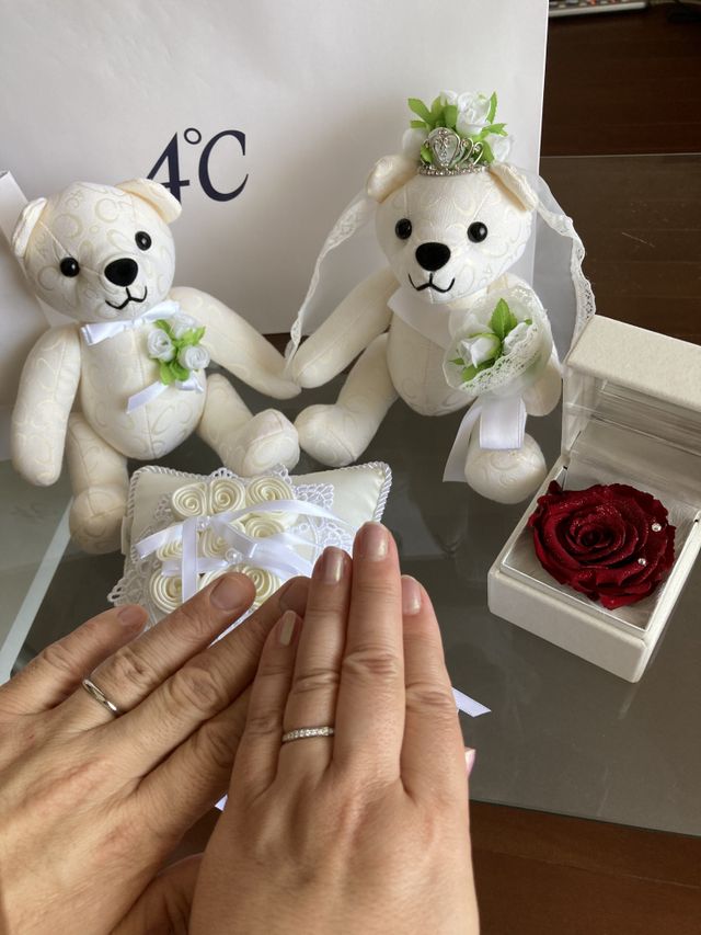 受け取ったその日に着けてみました。