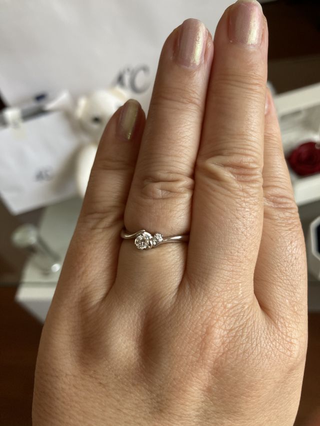 届いてすぐに、自宅にて。