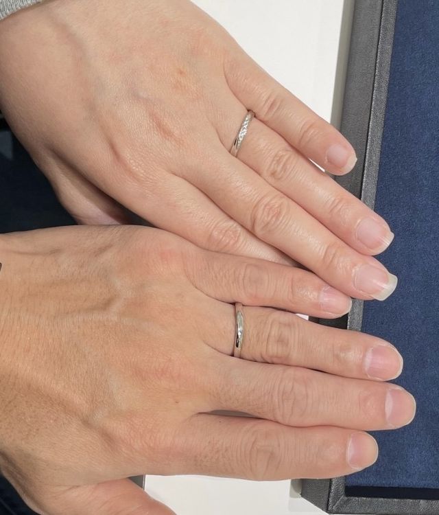 試着時の写真です