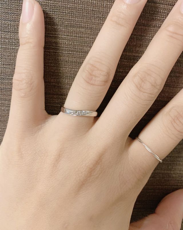 デザインを丁寧に提案していただき素敵な結婚指輪になりました。