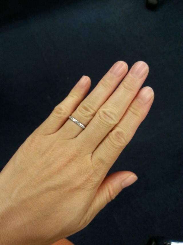 ティファニーのダイヤモンドリング