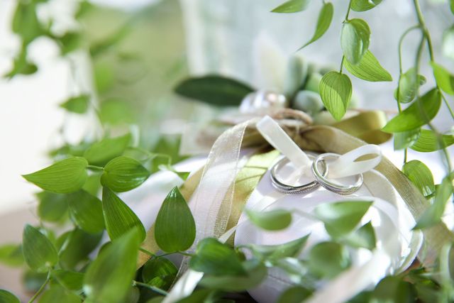 結婚式当日の写真です