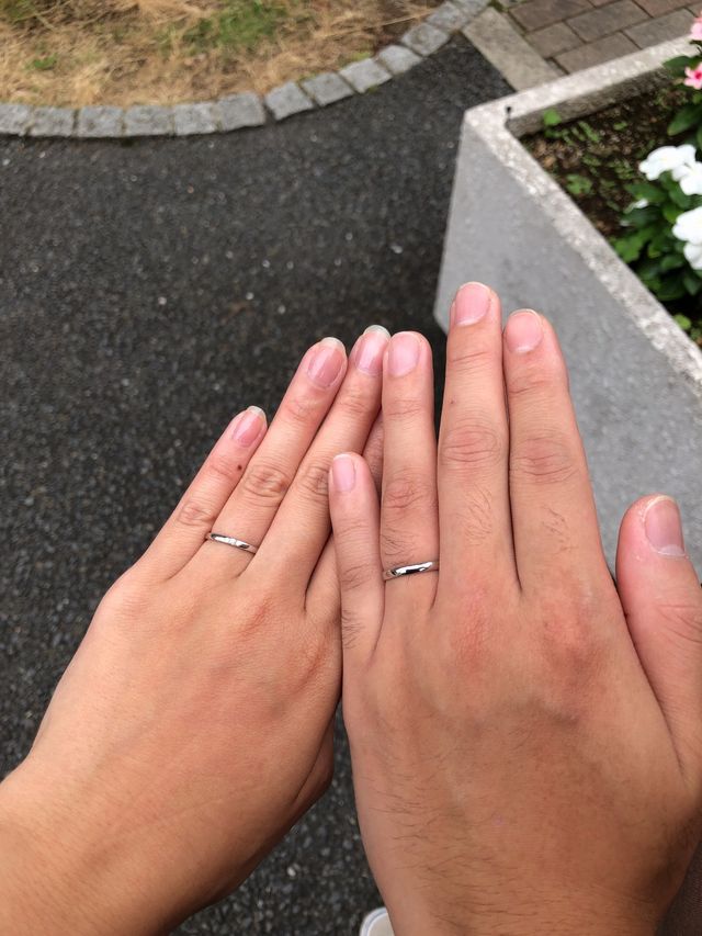 2人でつけました