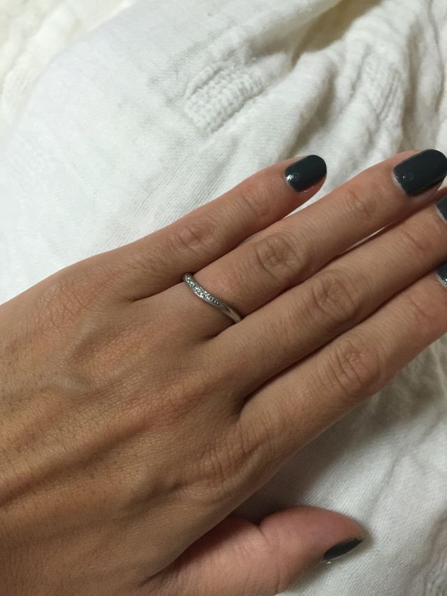 結婚指輪です