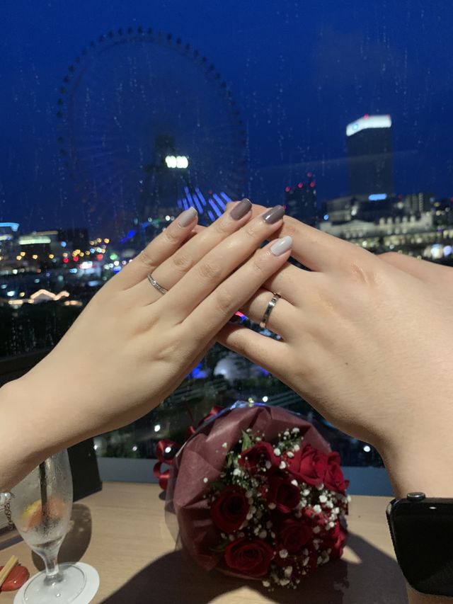 妻と一緒に撮った着用写真です。