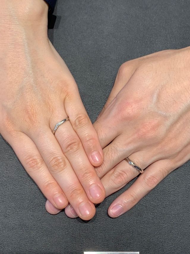 受け取り時に店員の方がで撮影して下さいました！