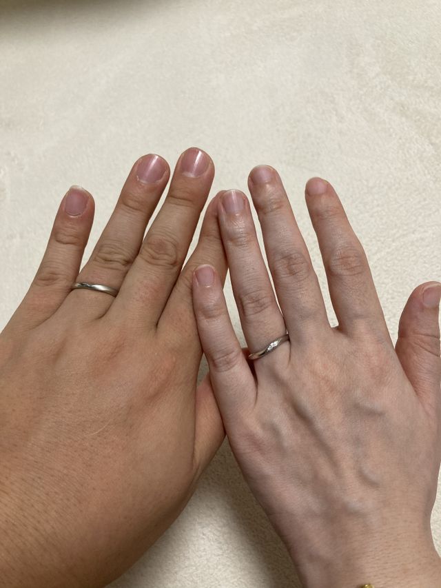 同じモデルではないですが、同じウェーブタイプにしました。