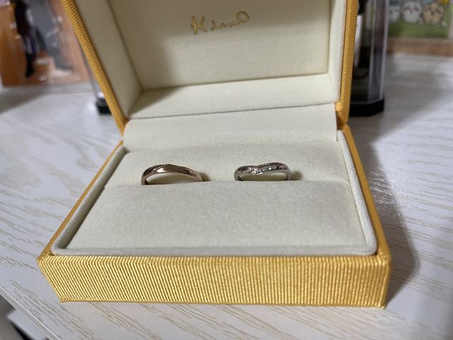 2つ重ねると斜めのラインが綺麗に繋がります。