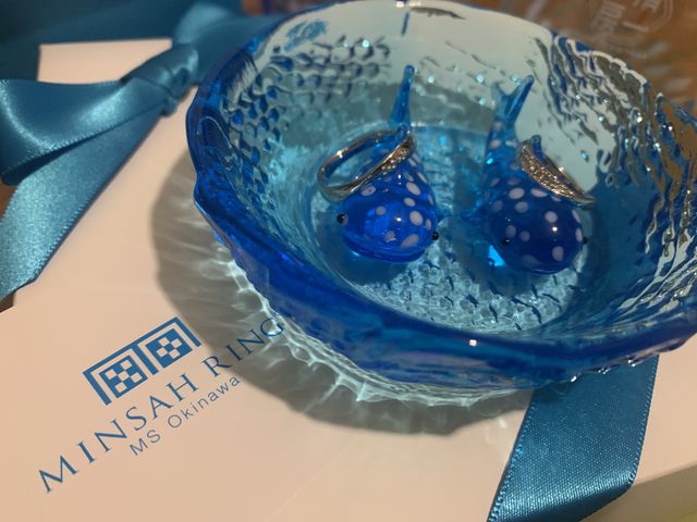 沖縄からの永遠を誓う贈り物、ミンサーリング❤️