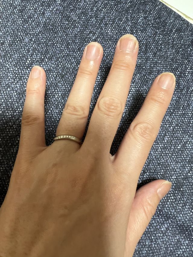 一日つけてみて、少し小さかったことが判明。。