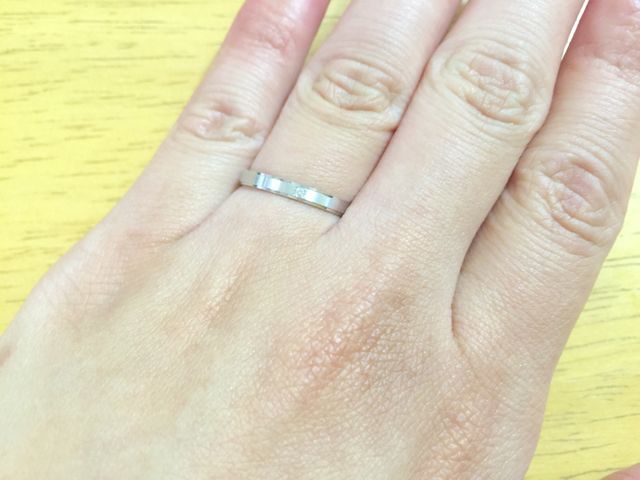 結婚式が決まったので入籍してから１年半後になったけど購入♡