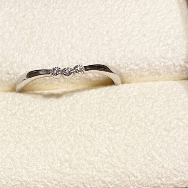 購入した指輪です。
