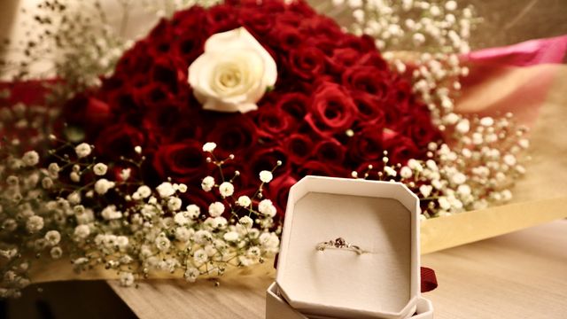 プロポーズの時に貰った指輪