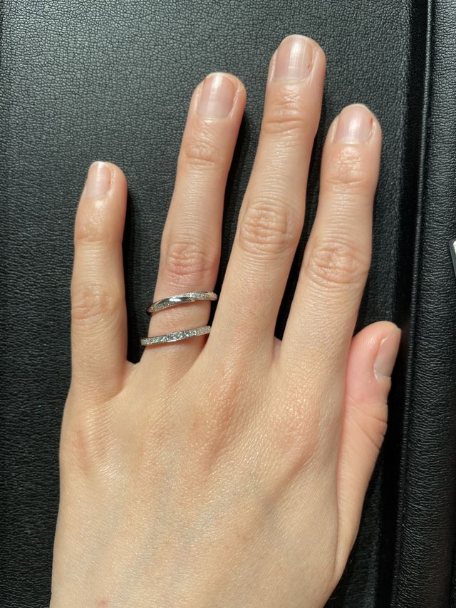 気に入った指輪を何度も試着できます。