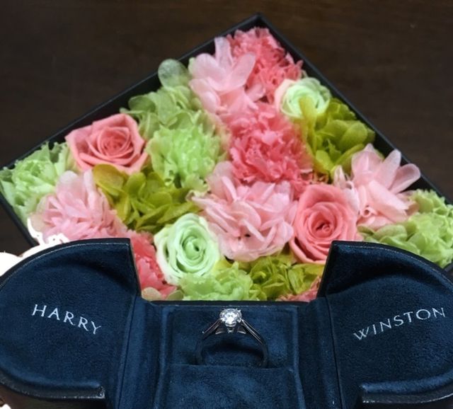 ソリティア・リングの側面からみた画像です