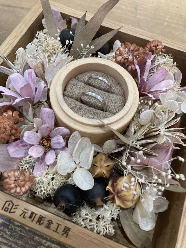 手作りした指輪は愛着が湧きます。