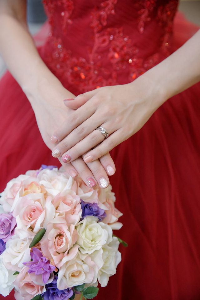 結婚式での１枚