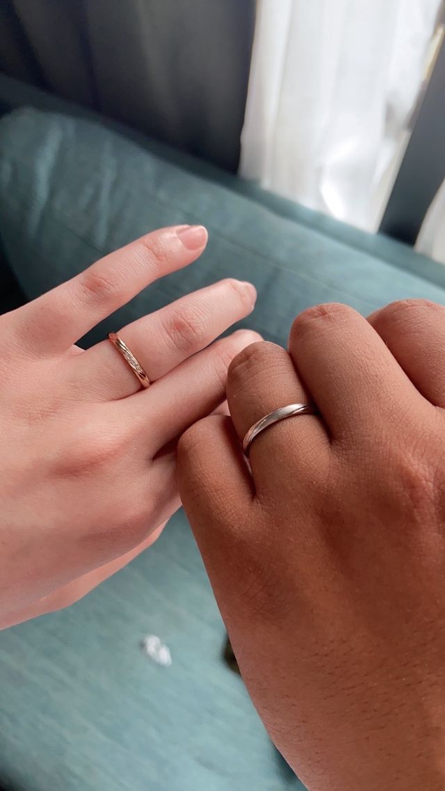 ダイヤモンドサテンのオプションを追加してまた違うデザインに！