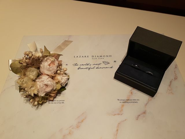 納品の時、お店で貸出ししてくれるボードの上での撮影です。