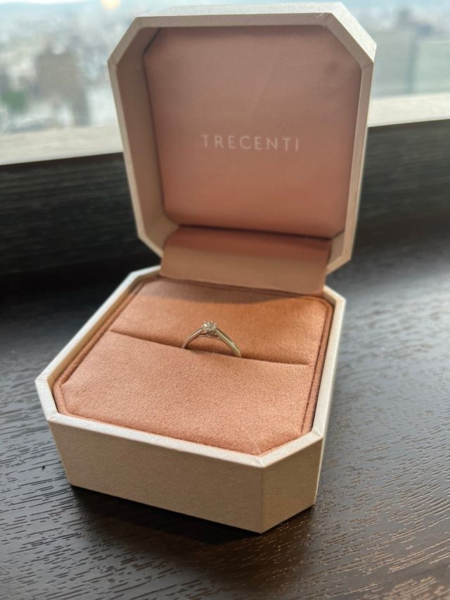 美しい輝きでとても喜んでくれました