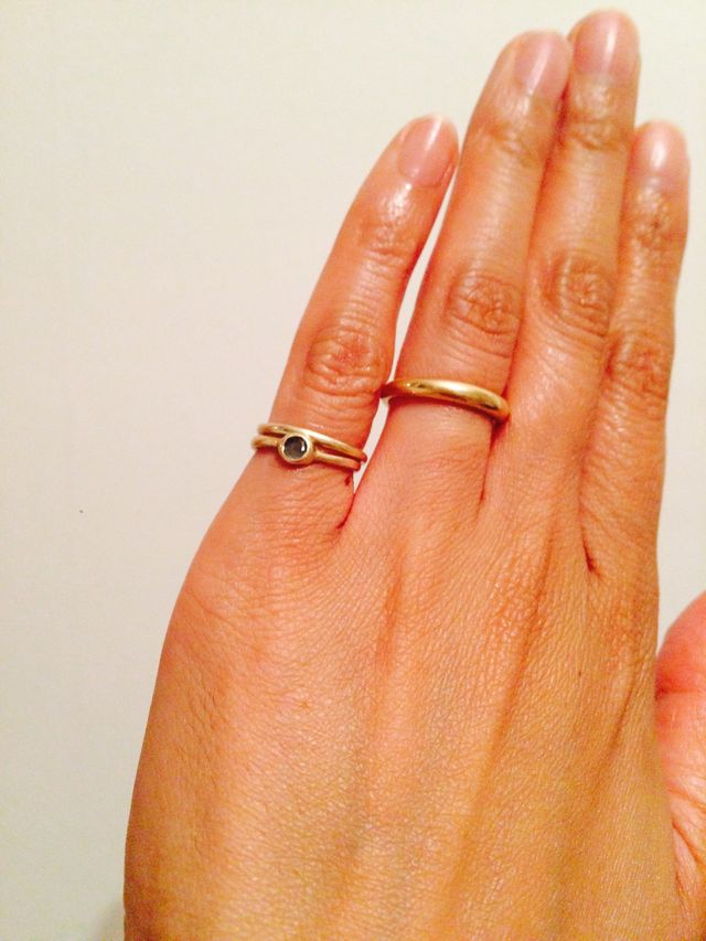 cayofオリジナル結婚指輪とピンキーリングズ:)