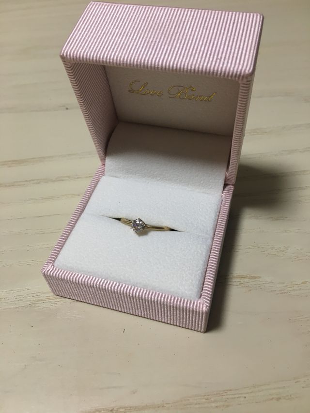 購入した婚約指輪