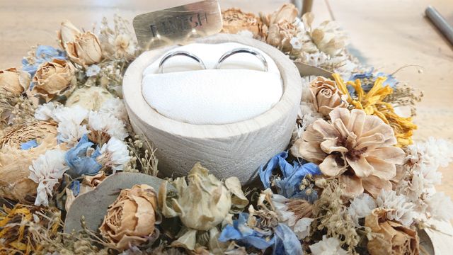 完成後には写真を撮るために綺麗にセッティングして頂きました。