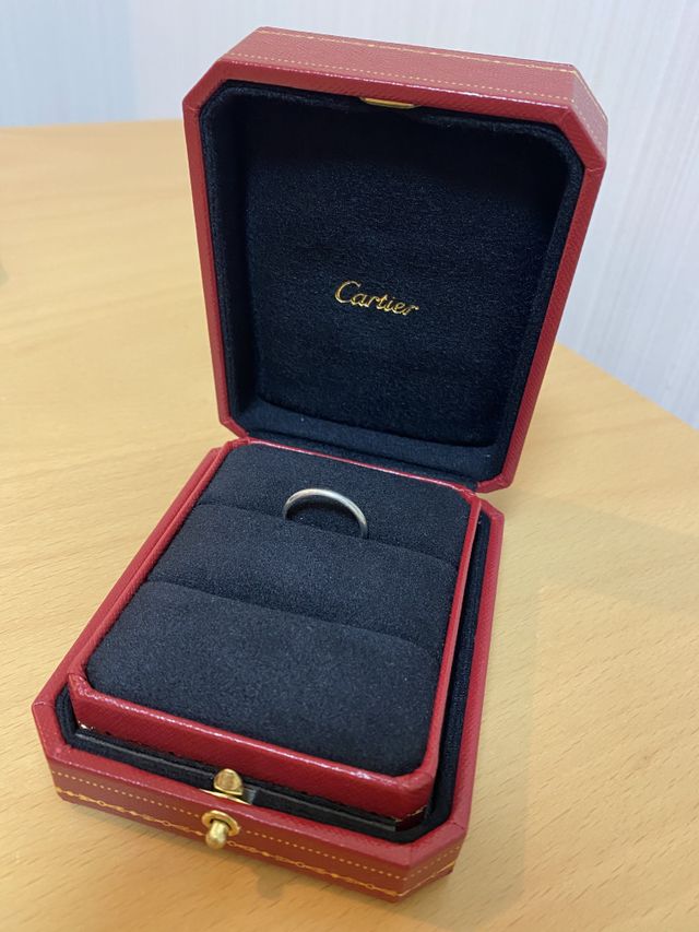 指輪はもちろん、ボックスも高級感があり素敵です。