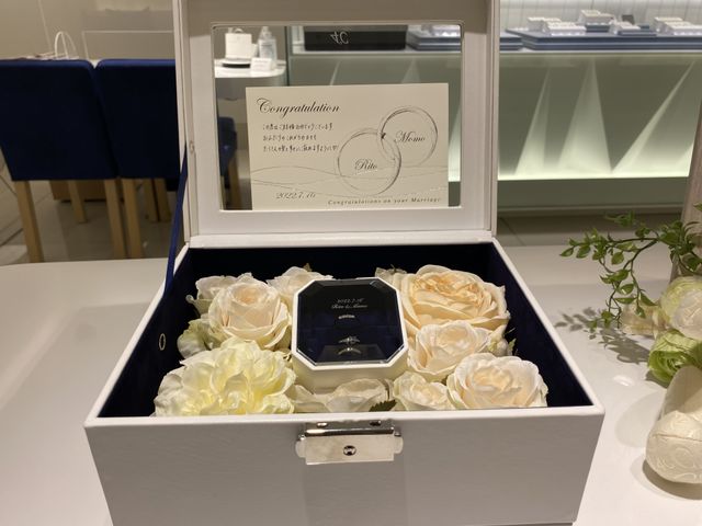 かわいいお花と一緒に