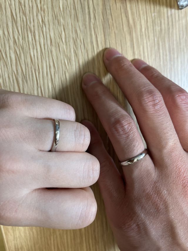 ユノーという結婚の女神様の名前のリングにしました。