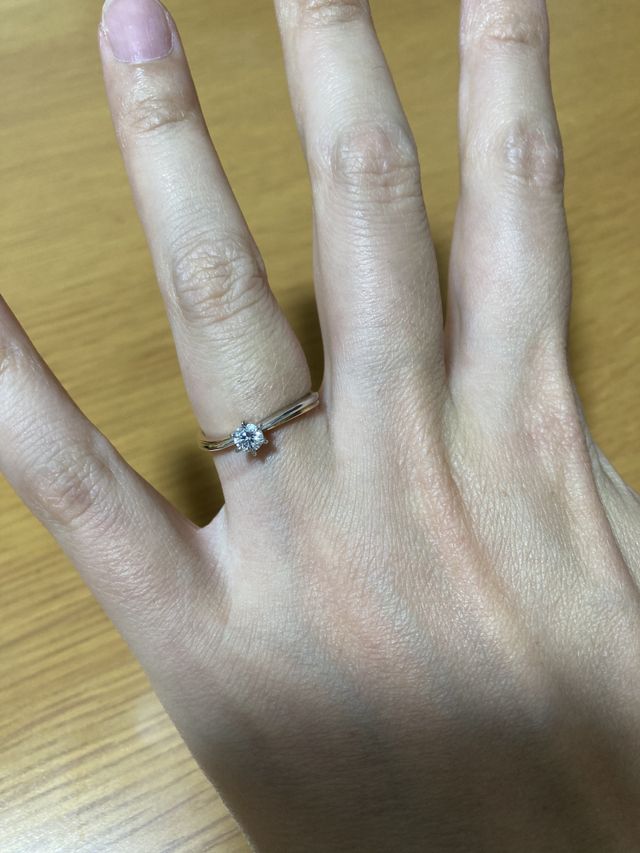 購入し、着用している状態