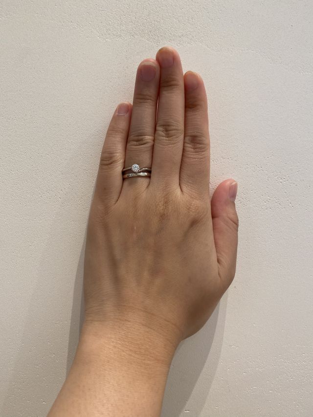 結婚指輪です。