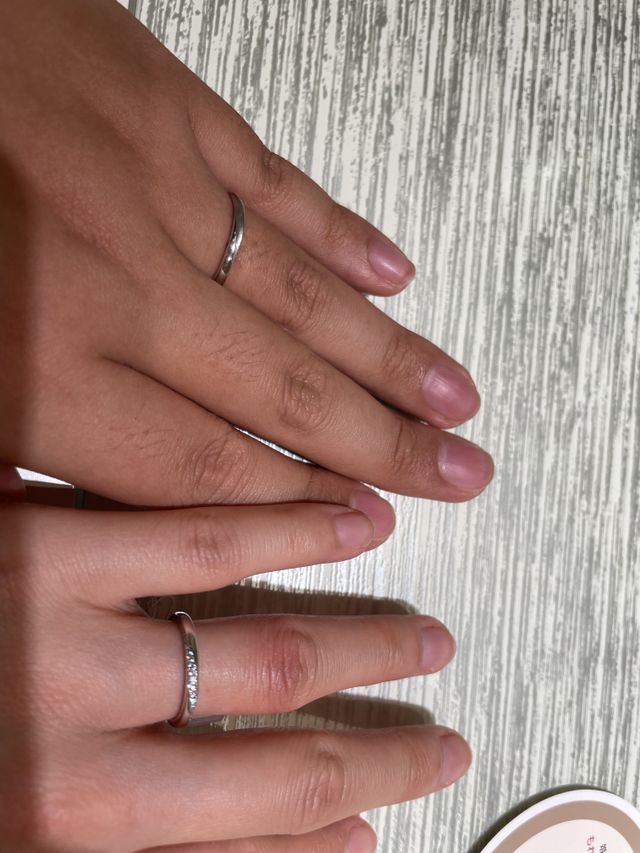 つけ心地もデザインも一番気にいる指輪に出会うことができました