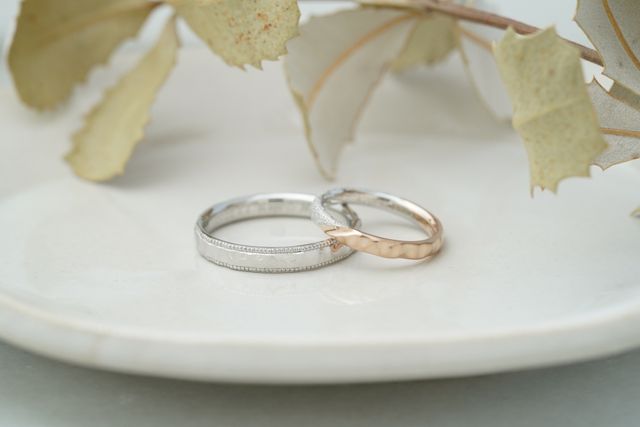 他にはないデザイン。
お互いのものを作り合いました。