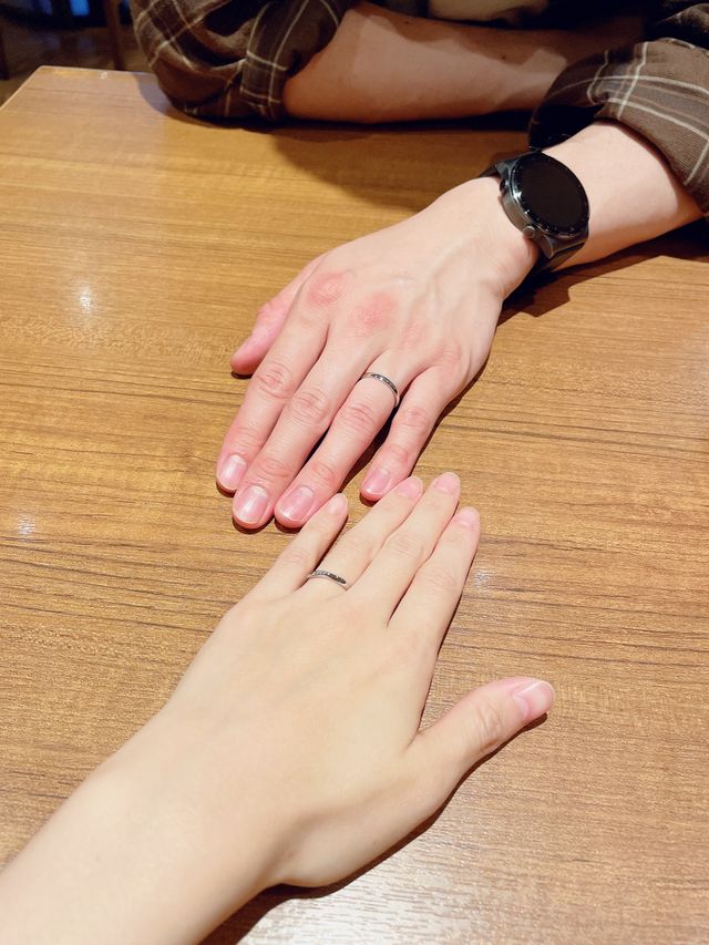 結婚指輪を購入しました。