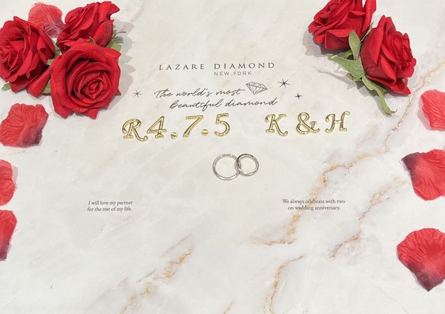 お店の方が可愛い板とお花とロゴのパーツを用意してくれました。