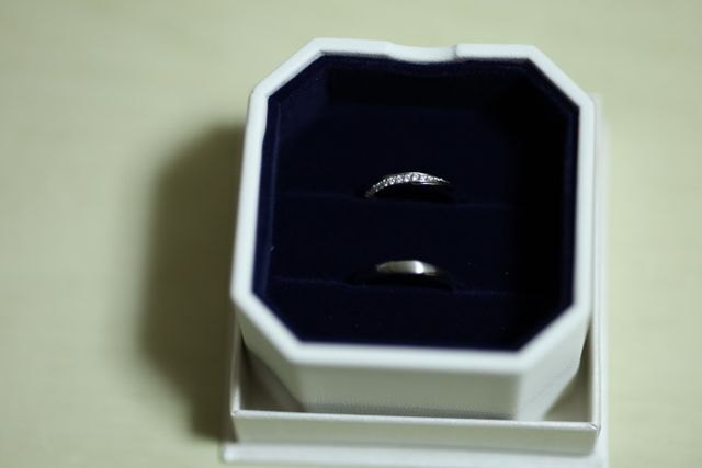結婚指輪です。