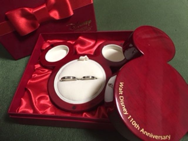 限定のディズニー結婚指輪