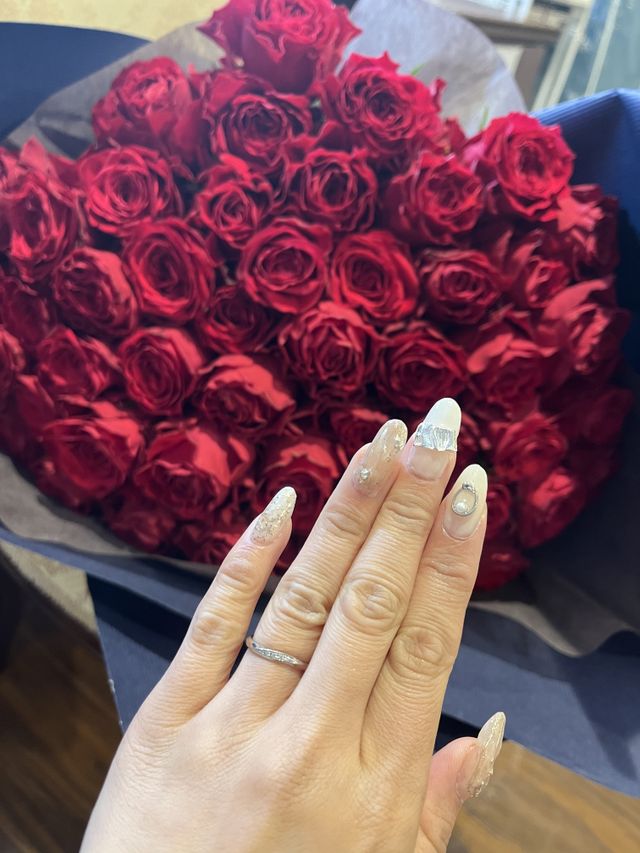 結婚式での一枚。