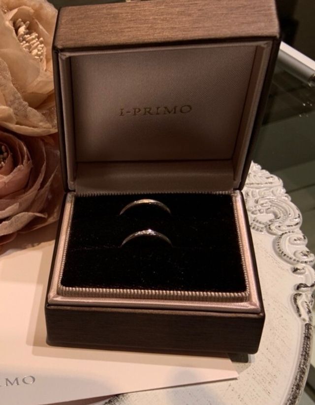 結婚指輪です。