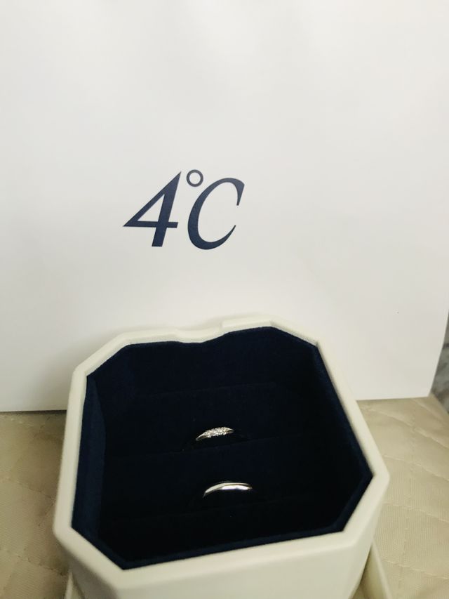 リングを受け取り自宅にて撮影