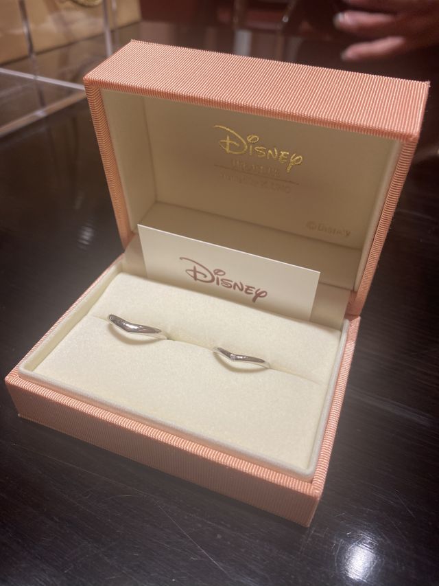 完成した際の結婚指輪です。