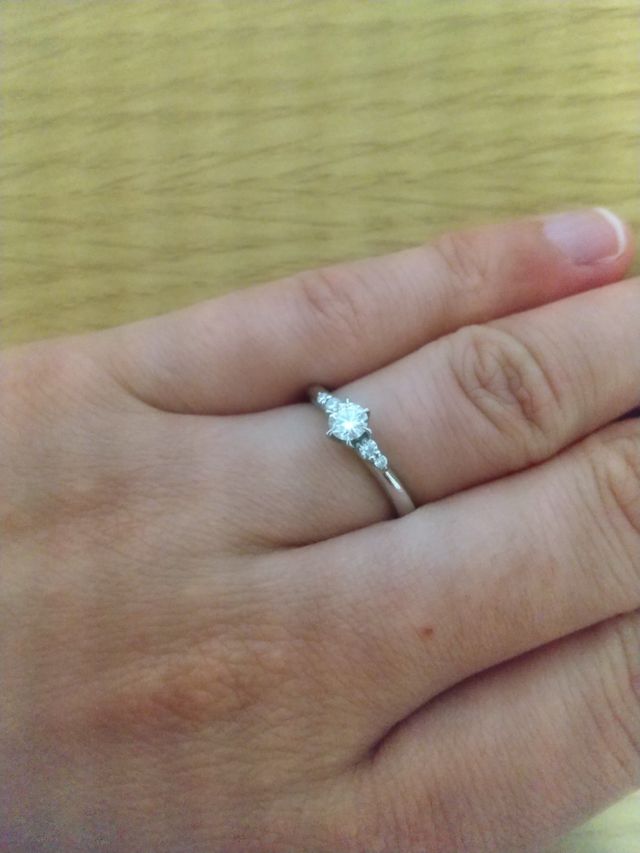 ダイヤモンドがのっています！