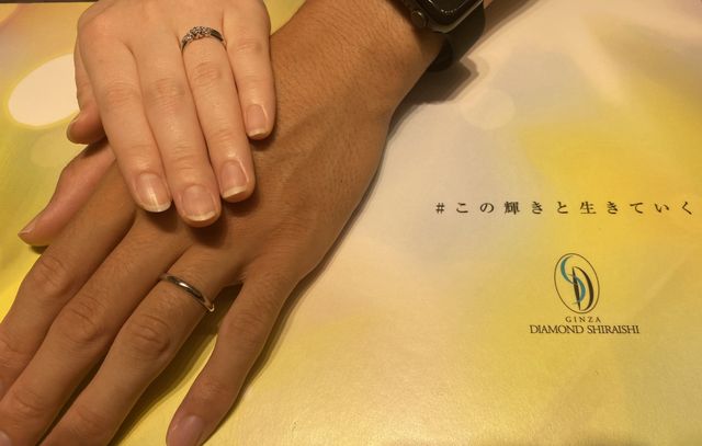 出来上がり時に、受け取りに行った際に撮影していただきました。