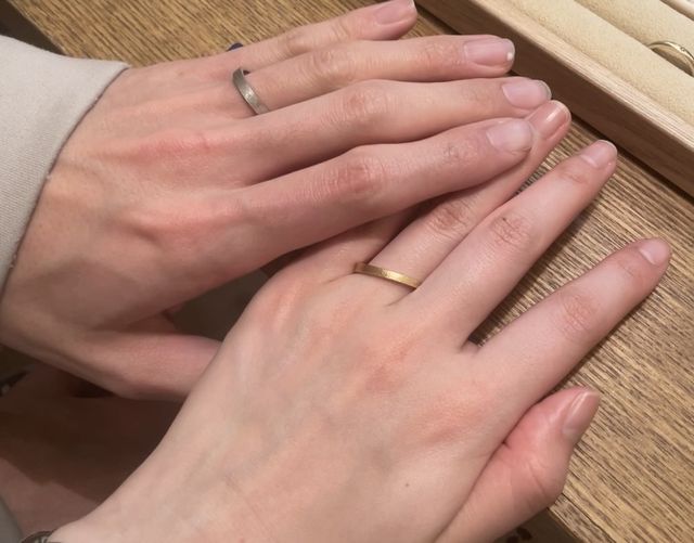 素敵なデザインの結婚指輪
