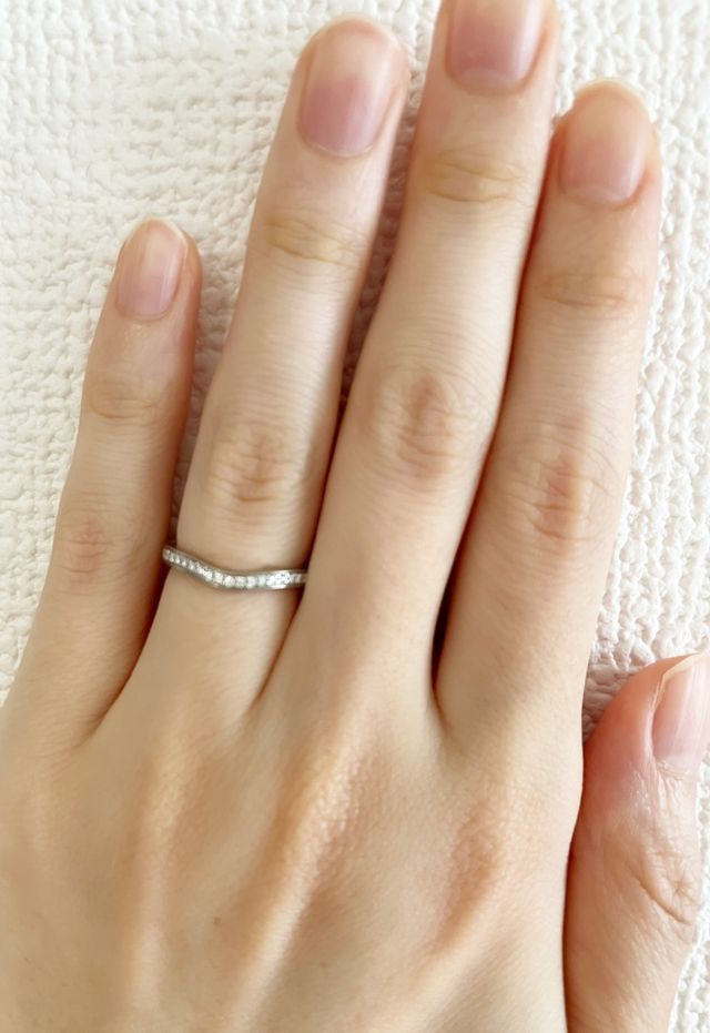 カルティエ　バレリーナウェディングリング