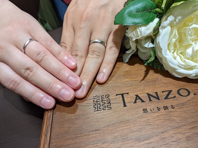 納品時に店舗にて着用