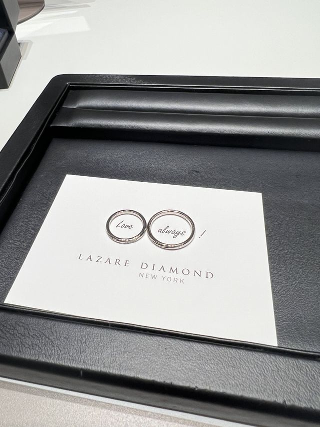 名入れをしてもらい、受け取り日に写真を撮らせていただきました